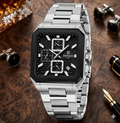 REWARD RD813149 Men's Watch with Three Eyes and Six Needles Multi functional Waterproof Luminous Quartz Watch Business Watch