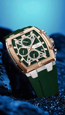 REWARD Fashion Watch Men Square Top Quality Luxury Alloy Quartz Watches Calendar Rubber Band Male Wrist Watch